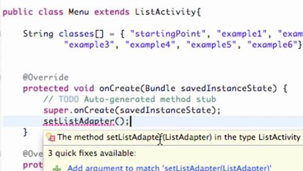 019 - Setting up an ArrayAdapter on Gegasoft