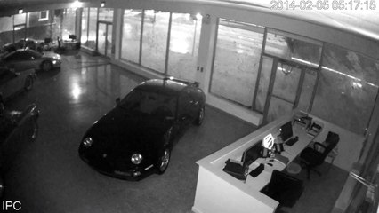 Snow Plow NAILS this guy in front of JM LEGEND AUTO GROUP  2 of 2