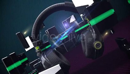 Headphone Logo Sting - After Effects Template