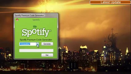 Free Spotify Premium Code Generator working100% Updated December
