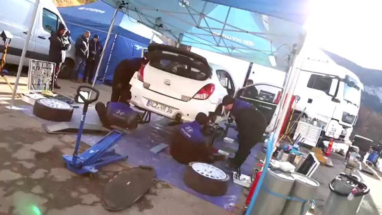 Hyundai i20 WRC Rallye Monte-Carlo pre event test