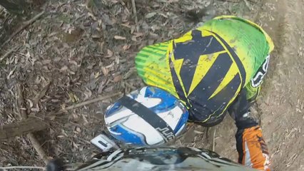 Crazy Dirt Bike CRASH Into Tree! - WR450