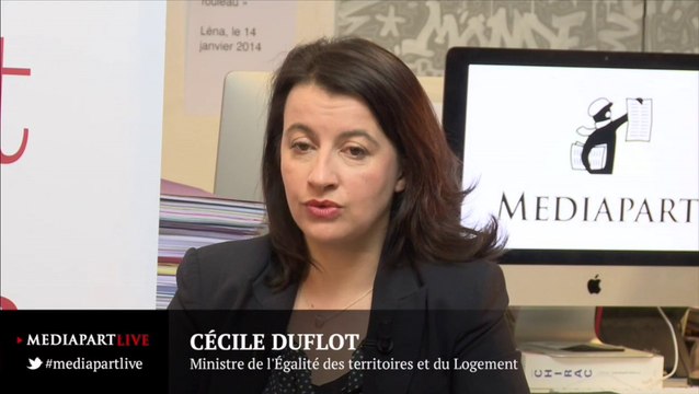 Cécile Duflot face à Mediapart : questions d'actualité