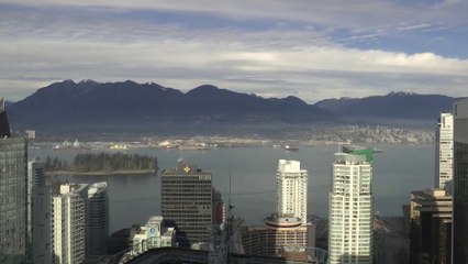 Vancouver Harbour, Canada On January 27, 2014