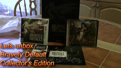 Lets Unbox the Bravely Default Collectors Edition