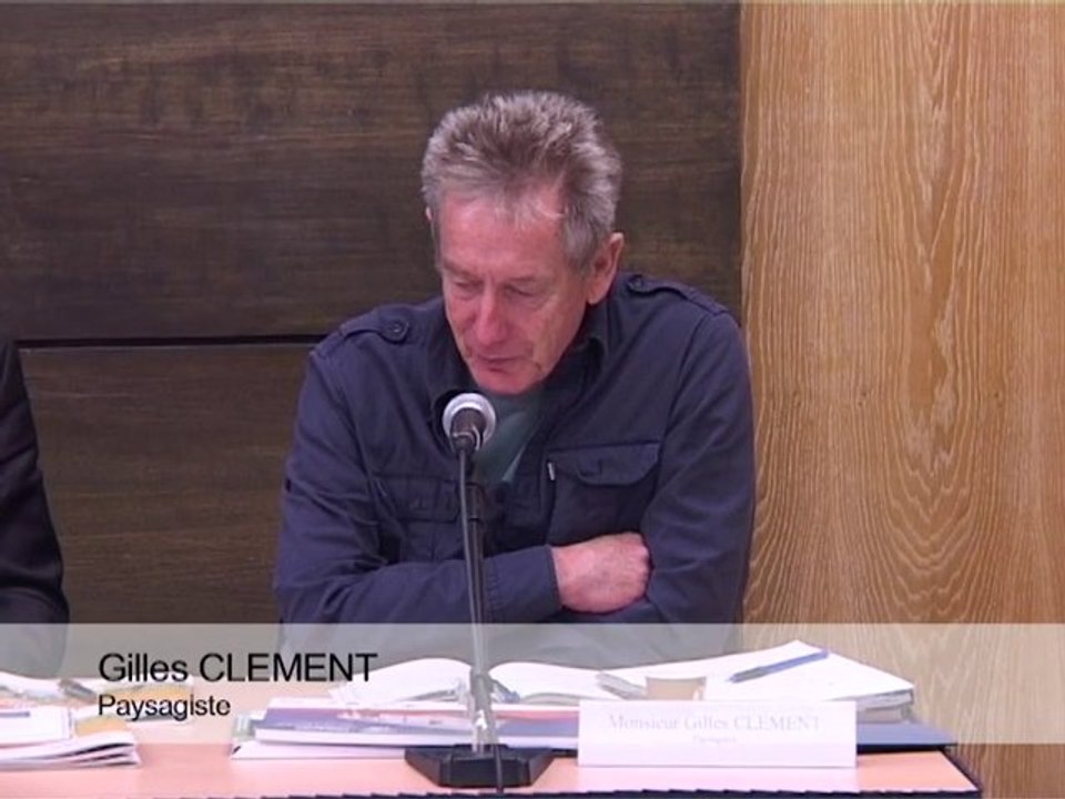 gdstaderugby/28012014/ Audition de Gilles Clément, Paysagiste