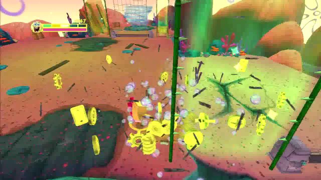 SpongeBob SquarePants: Plankton's Robotic Revenge (PS3, X360, WiiU) Walkthrough Part 3