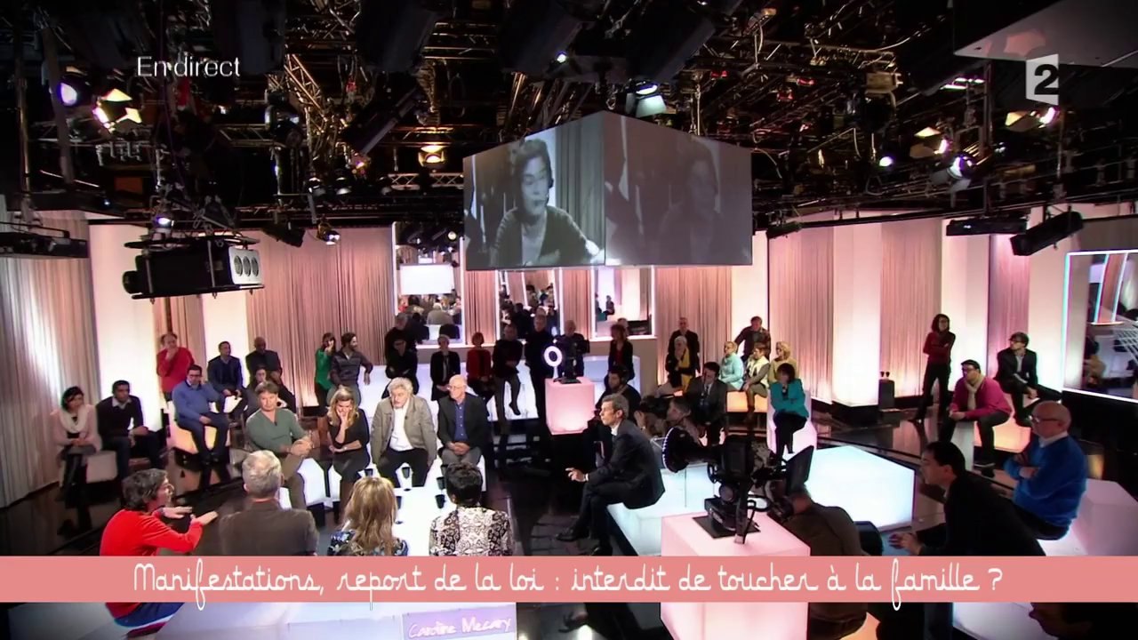 Manifestations, report de la loi: Interdit de toucher à la famille ? (5/5) - Ce soir (ou jamais!) - 7/02/2014