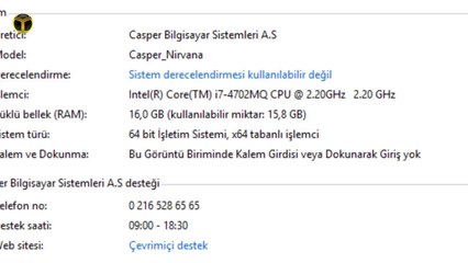 Casper Nirvana CHY.4702-BT45A-S İnceleme