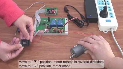 Digital Tube Remote Control Electrical Board Manual Control DC Motor