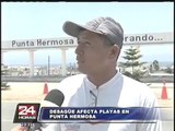 Colapso de desagües en Punta Hermosa perjudicó playas