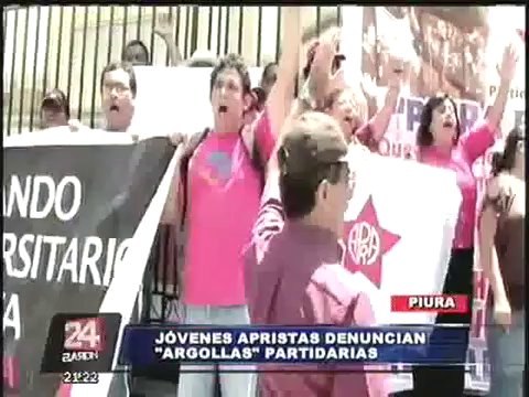 Piura: militantes apristas habrían sido excluidos para elecciones de octubre