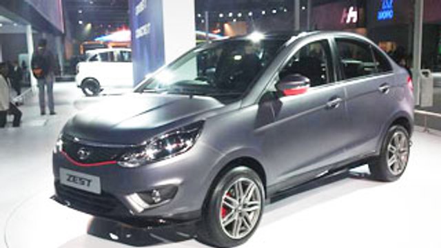 Tata Motors Zest Unveils | 12th Auto Expo 2014