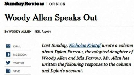 Woody Allen denies abusing daughter