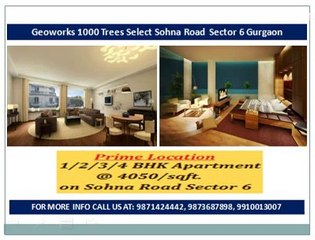 1000 trees new project gurgaon[]9910013007[]geoworks new project