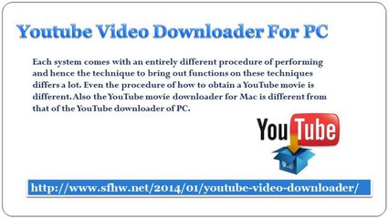 Youtube Video Downloader for PC