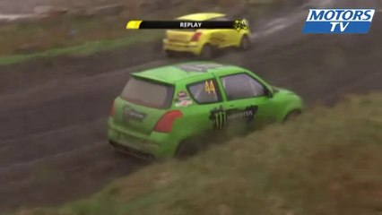 2013 Monster British Rallycross crash at Knockhill