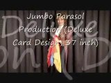 Jumbo Parasol Production Deluxe Card Design, china magic kingmagic.