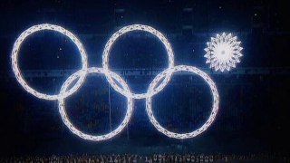 Sotchi incident avec  les anneaux Olympiques