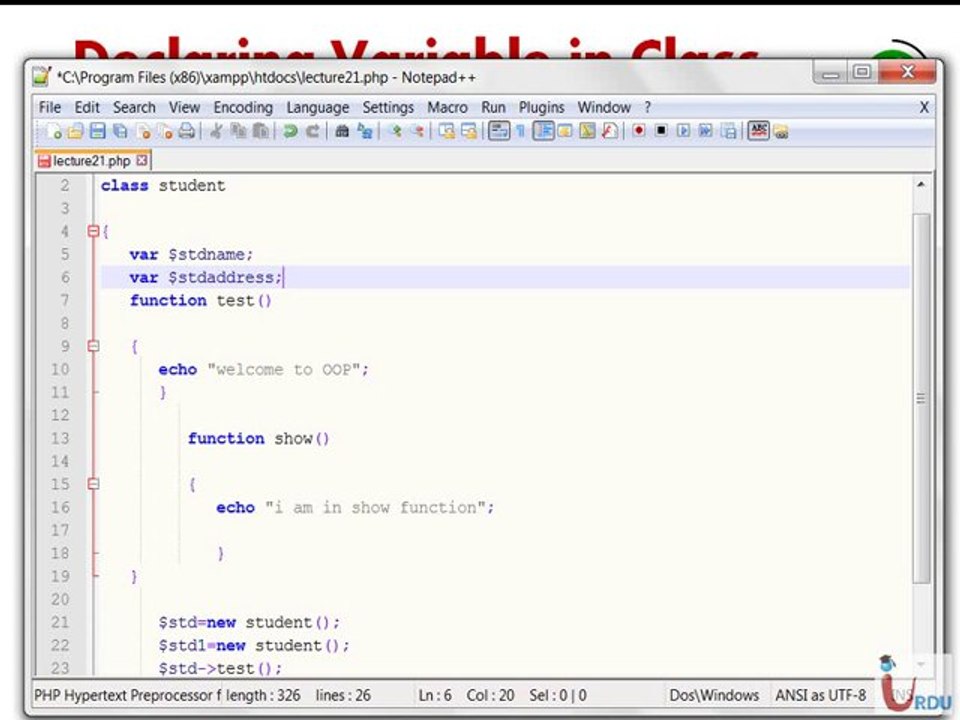 PHP advance Lecture 21