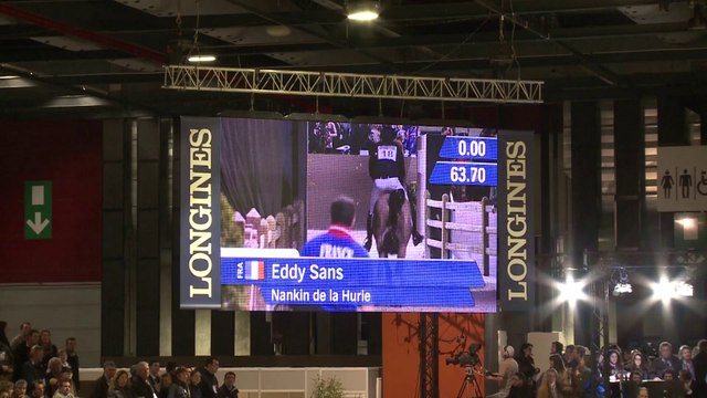 Parcours d'Eddy SANS vainqueur de l'Indoor Derby du Jumping de Bordeaux 2014.