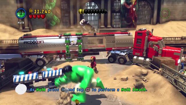 Lego Marvel Super Heroes PS4 Gameplay 1080P Sand Central Station