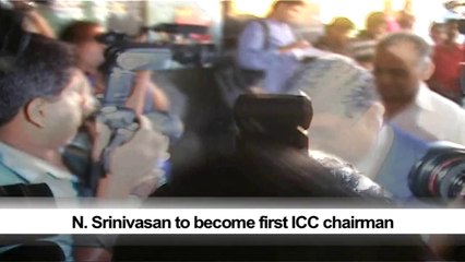 N. Srinivasan to become first ICC chairman