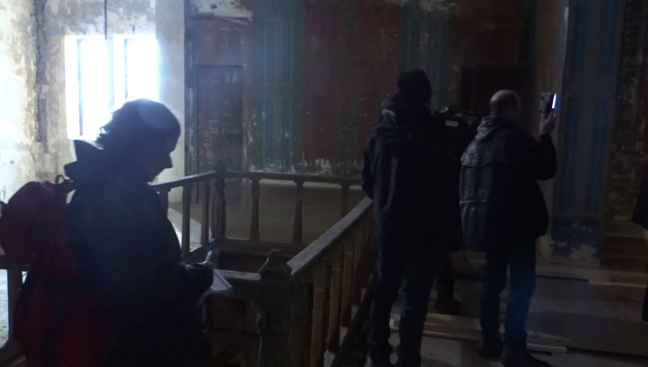 MICHEL DESNOS PRESENTE TOURNAGE DANS CHATEAU LAURENS part 3  PAR FRANCE 3  7 2 2014