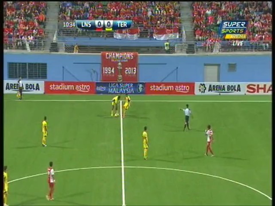 LionsXII v Terengganu (0-0) MSL 1st half  8 Feb 2014