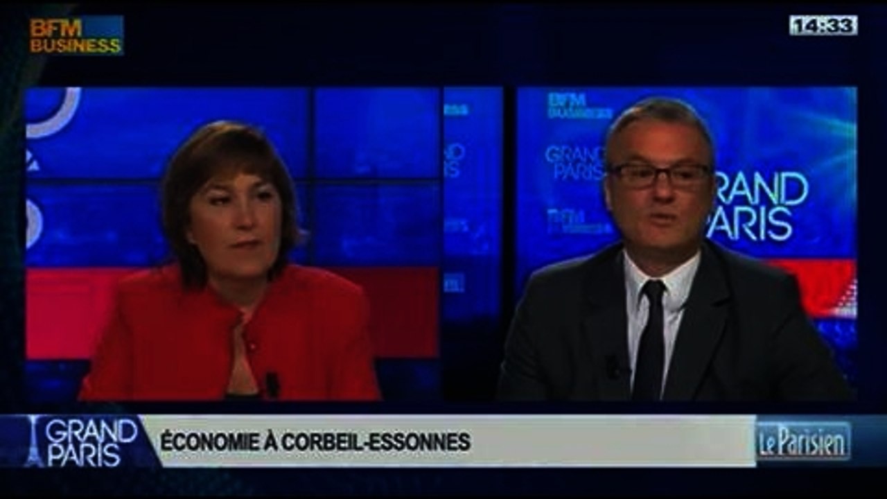 Emission spéciale Municipales à Corbeil-Essonnes: Jean-Pierre Bechter, Carlos Da Silva, Bruno Piriou et Martine Soavi, dans Grand Paris - 08/02  3/4