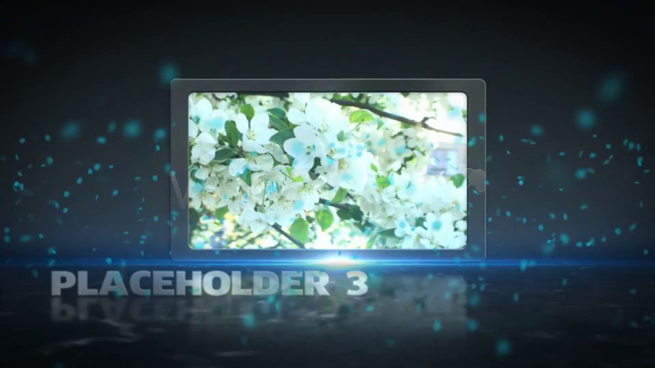 Flying Flakes - After Effects Template