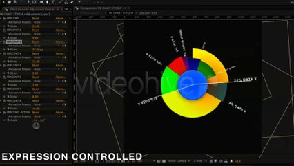 Infographics HD Expression Controlled Line Chart - After Effects Template
