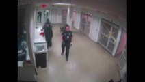 Justin bieber in Jail! :  Surveillance Video from miami Beach police!