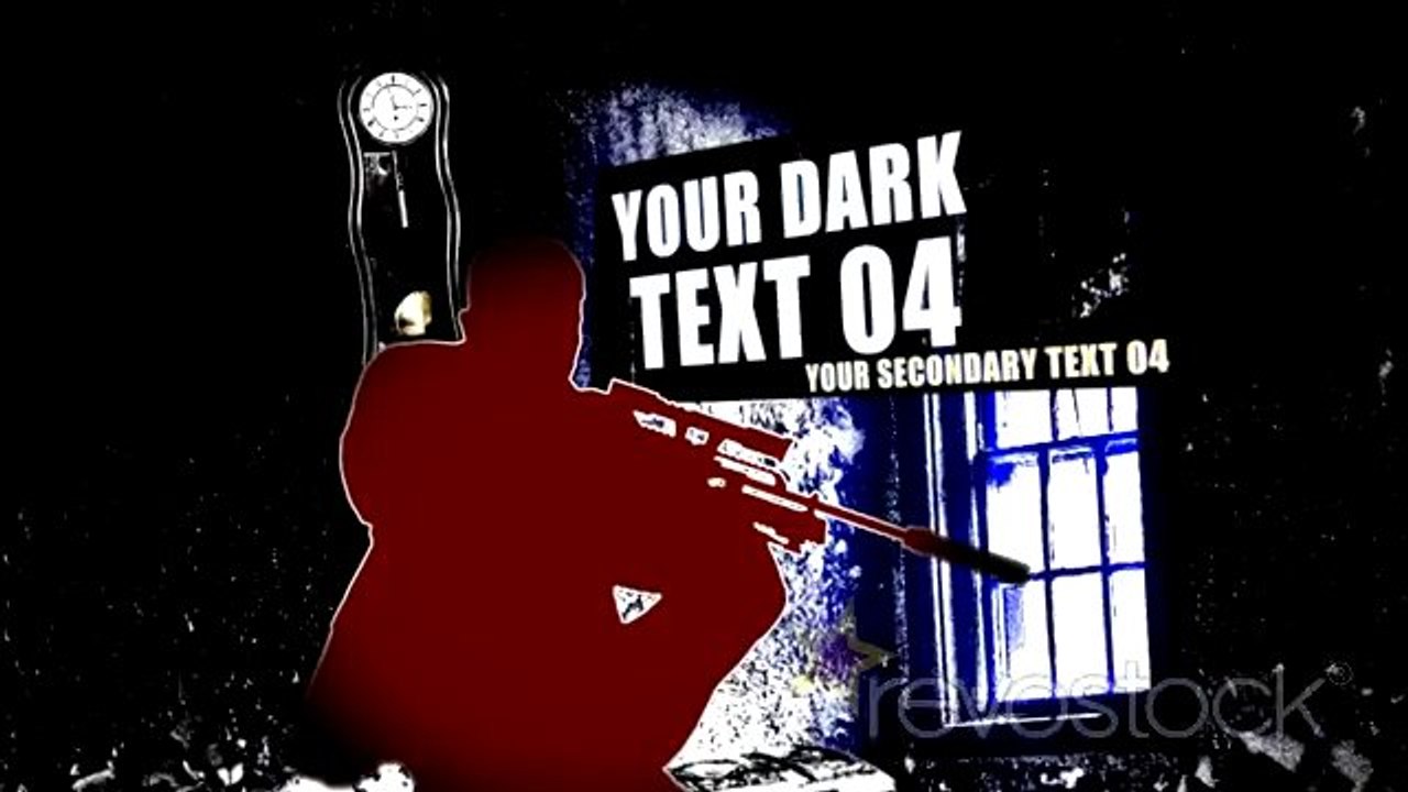 Crime In The Dark Rooms After Effects Template