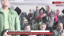 Bakan Yılmaz'a şok protesto