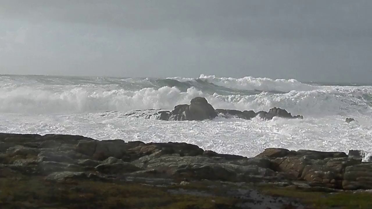 tempete ruth à pors carn st guénolé