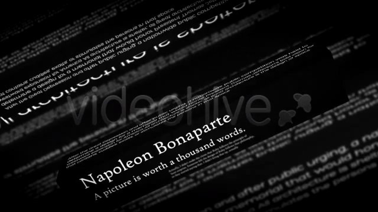Word Typography Project - After Effects Template