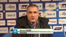 Conférence de presse AJ Auxerre - FC Istres (1-0) : Bernard  CASONI (AJA) - José  PASQUALETTI (FCIOP) - 2013/2014