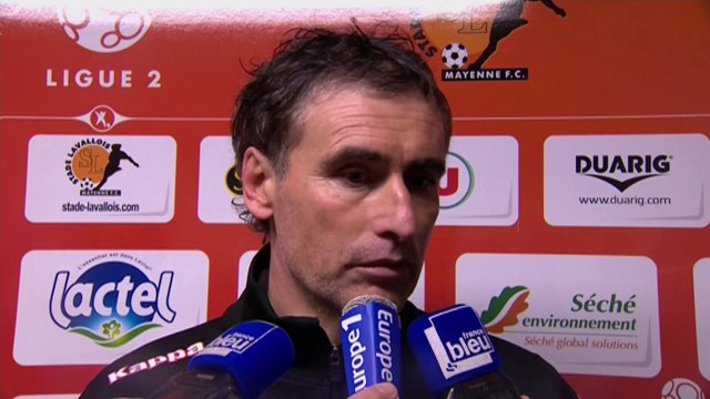 Conférence de presse Stade Lavallois - Dijon FCO (0-0) : Philippe HINSCHBERGER (LAVAL) - Olivier DALL'OGLIO (DFCO) - 2013/2014