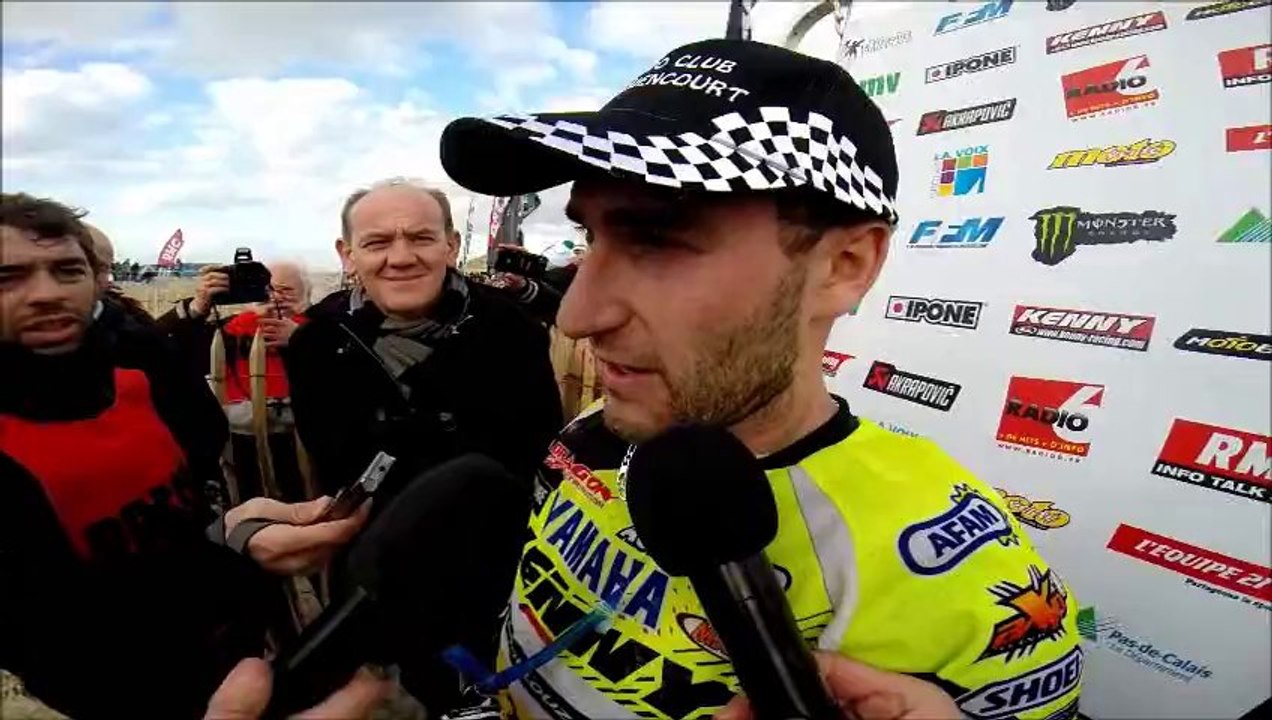 Arrivée de l'édition 2014 du Quaduro du Touquet Pas-de-Calais