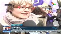 Mujeres de España y 6 ciudades de Europa, Vs. nueva ley antiaborto