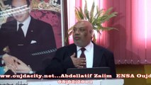 كلمة  الزعيم عبداللطيف رئيس الجمعية الوطنية لمنتجي بيض الاستهلاك بجامعة محمد الأول بوجدة