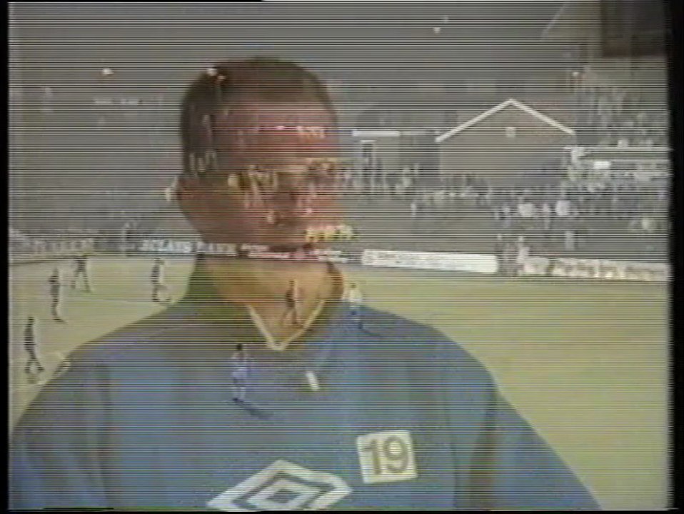 Oldham Athletic v Leeds United League Cup Second Round 1st leg 1989