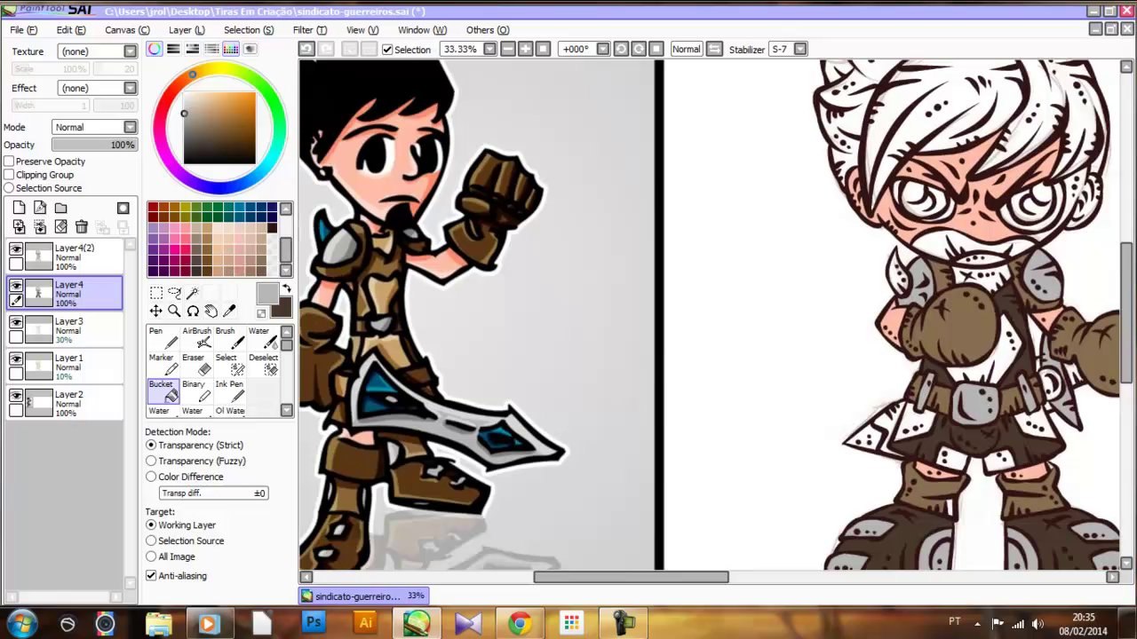 speedart - guerreiro - warrior