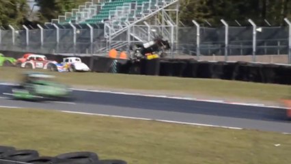 How Many Times Did The Car FLIP! - Epic Racing Car Smash Up!