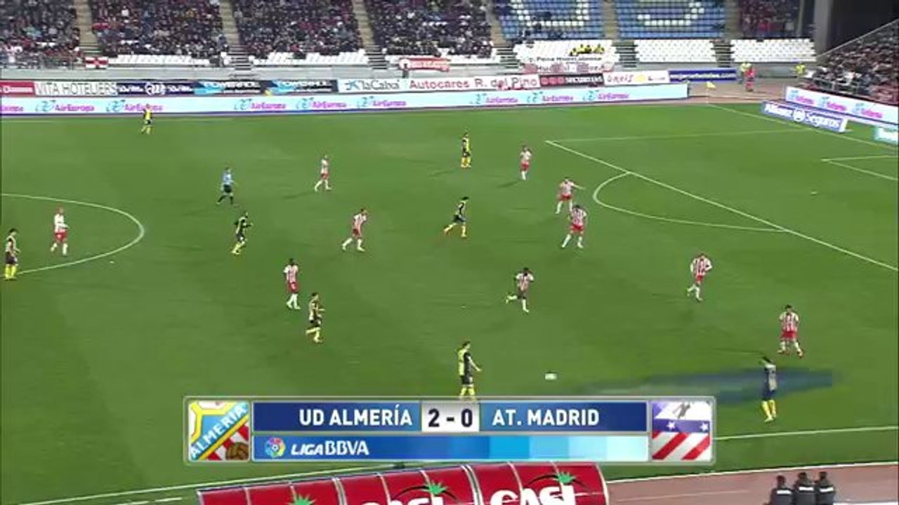 Almería 2 Atlético Madrid 0