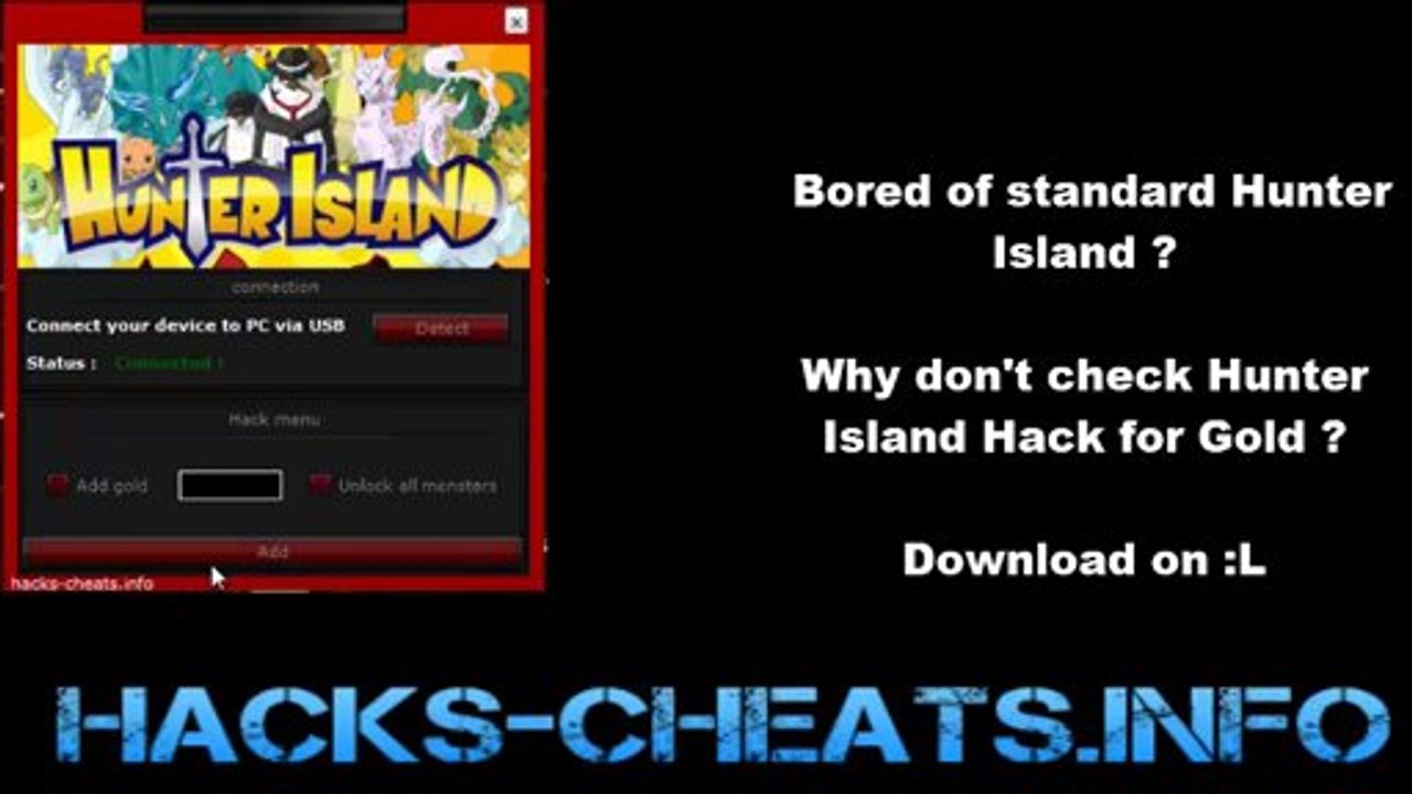Hunter Island Hack tool for Gold DOWNLOAD