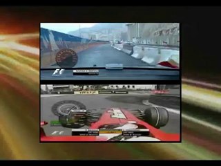 Ferrari vs Renault - Massa VS Andrea & Stefano - GP MONACO 2010