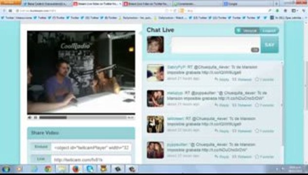 Iliana habla de Pedro en twitcam del programa Casita Imposible (Cool Radio HD) - 07 de Febrero