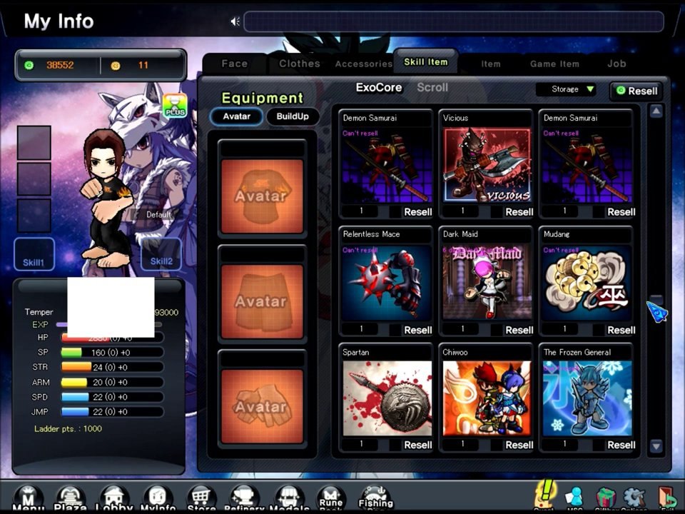 PlayerUp.com - Buy Sell Accounts - NEET Ryu's Rumble Fighter Account For Sale Auction